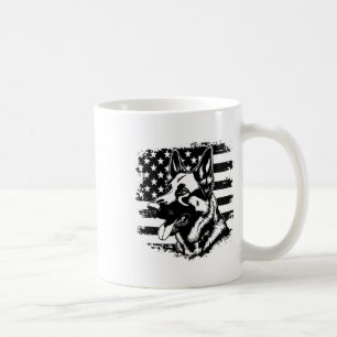 Deutsche Schäferhirte US-Flagge Sungles Patriotic Kaffeetasse