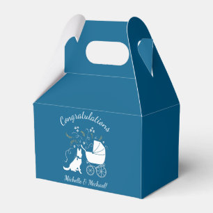 Deutsche Schäferhund Dog Baby Dusche Geschenkschachtel