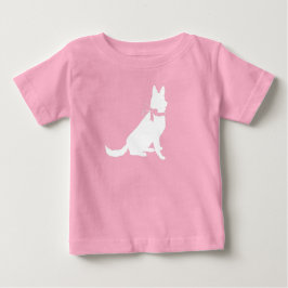 Deutsche Schäferhund Dog Baby Dusche Pink Girl T-shirt