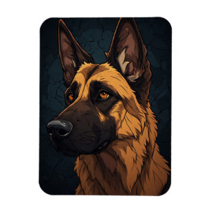 🐕 Deutsche Schäferhund-Geschenke für Haustierbesi Magnet
