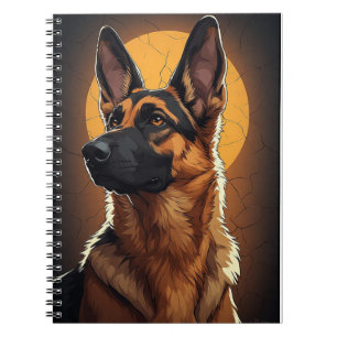 🐾 Deutsche Schäferhund-Geschenke für Hunde-Liebha Notizblock