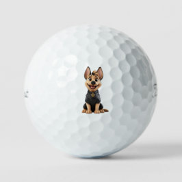 Deutsche Schäferhund-Golfbälle Golfball