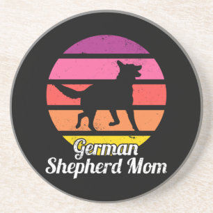 Deutsche Schäferhund-Mama Getränkeuntersetzer