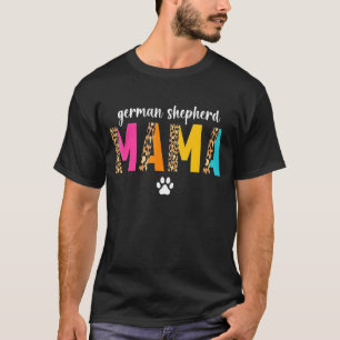 Deutsche Schäferhund-Mama Leopard Hund Besitzer G T-Shirt