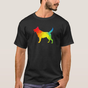 Deutsche Schäferhund Mama Wasserfarbe T-Shirt