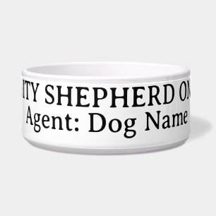 Deutsche Schäferhund-Schüssel Napf