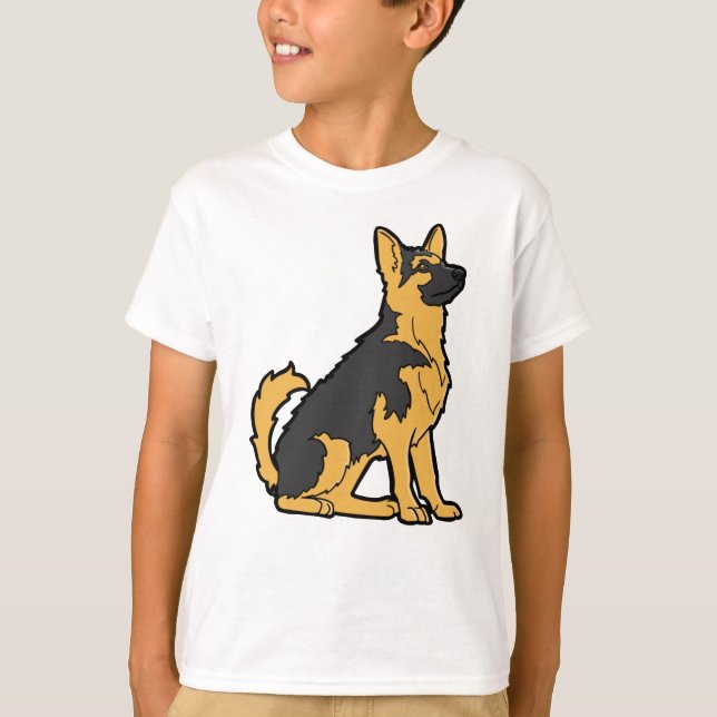 Deutsche Schäferhund T-Shirt (Vorderseite)