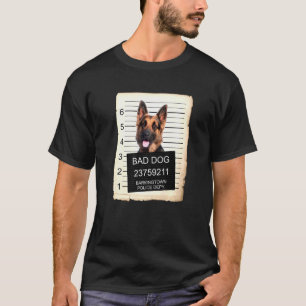 Deutsche Schäferhund Tasse Shot Bad Dog T-Shirt