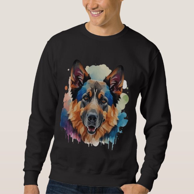 Deutsche Schäferhunde-Geschenkideen Sweatshirt (Vorderseite)