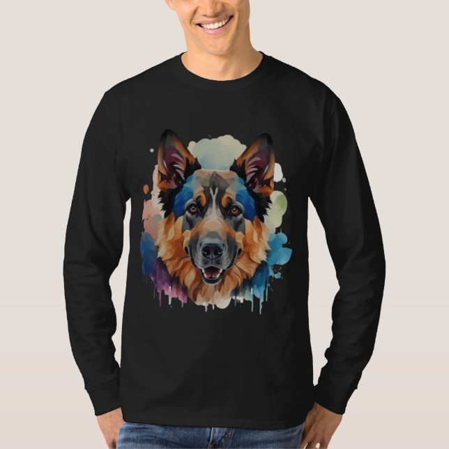 Deutsche Schäferhunde-Geschenkideen T-Shirt (Vorderseite)
