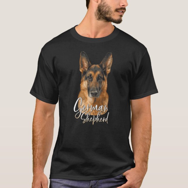 Deutsche Schäferhunde Hunde T-Shirt (Vorderseite)