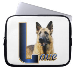 Deutsche Schäferhunde-Liebe Laptopschutzhülle
