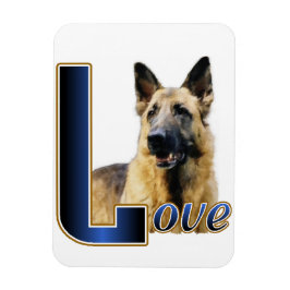 Deutsche Schäferhunde-Liebe Magnet