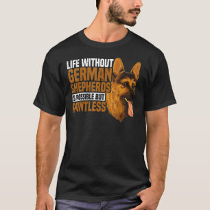 Deutsche Schäferhunde mit deutschen Schäferhunden T-Shirt