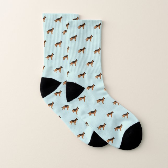 Deutsche Schäferhunde Muster Socken (Paar)