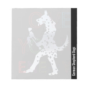 Deutsche Schäferhunde Notizblock