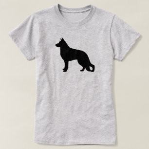 Deutsche Schäferhunde-Silhouette T-Shirt