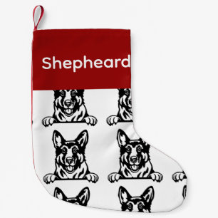 Deutsche Schäferhunde-Socken Maßgeschneiderte Hund Kleiner Weihnachtsstrumpf