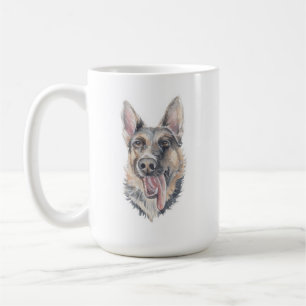 Deutsche Schäferhunde-Tasse 15 oz Kaffeetasse