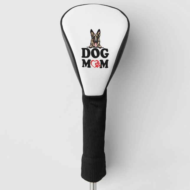 Deutsche Schäferkleber - Deutsche Schäferhunde-Mam Golf Headcover (Vorderseite)