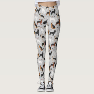 Deutsche Schäferknochen und Klauen Leggings