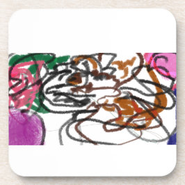 Deutsche Schäferkunst und Rose Getränkeuntersetzer