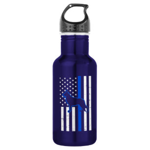 Deutsche Schäferpolizei Hund K9 Patriotic Edelstahlflasche