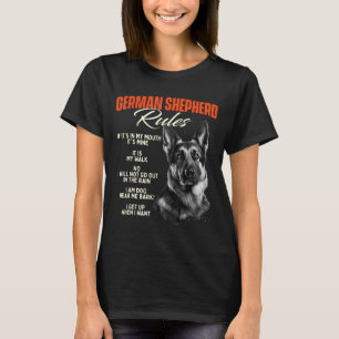 Deutsche Schäfervorschriften - Hunde-Lover-Tierzuc T-Shirt