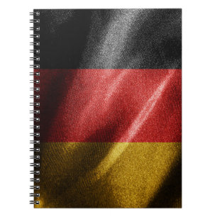 Deutsche Seidenflagge Notizblock