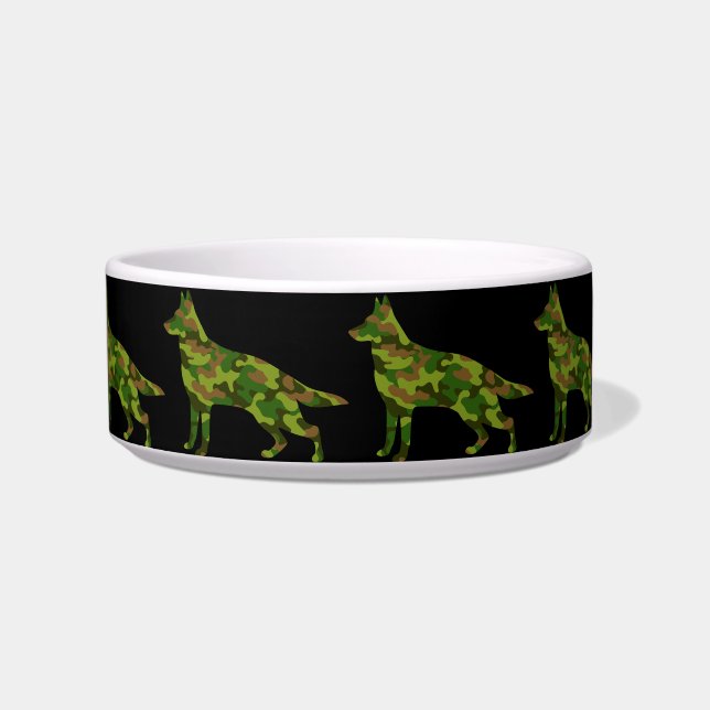 Deutsche Shepard-Armee grüne Tarnung Napf (Vorderseite)