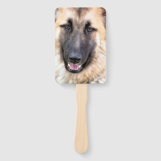 DEUTSCHE SHEPHERD DOG FÄCHER (Vorderseite)