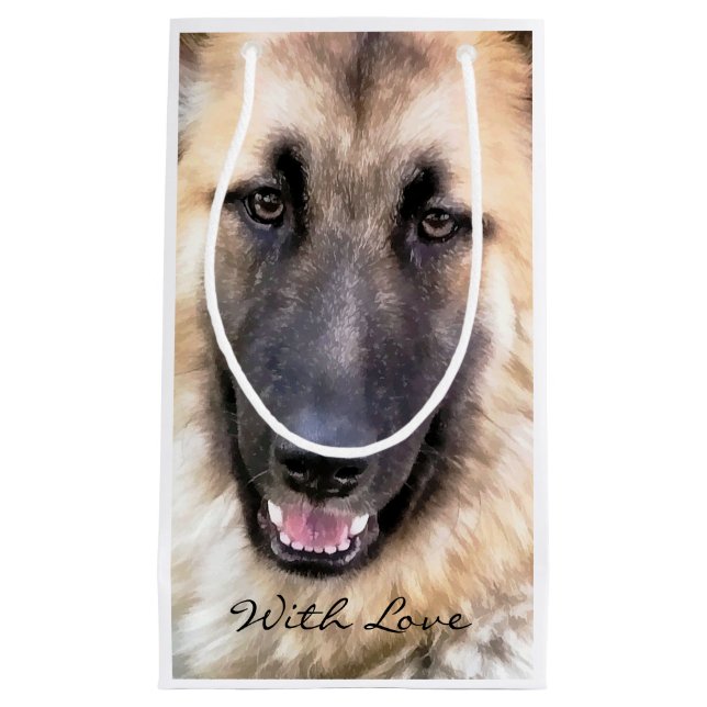 DEUTSCHE SHEPHERD DOG KLEINE GESCHENKTÜTE (Vorderseite)