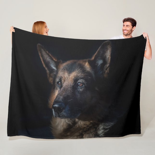 DEUTSCHE SHEPHERD FLEECEDECKE (Beispiel)