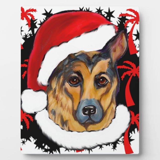 DEUTSCHE SHEPHERD FOTOPLATTE (Vorderseite)