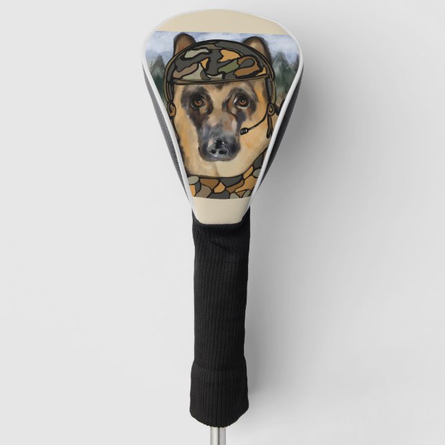 DEUTSCHE SHEPHERD GOLF HEADCOVER (Vorderseite)