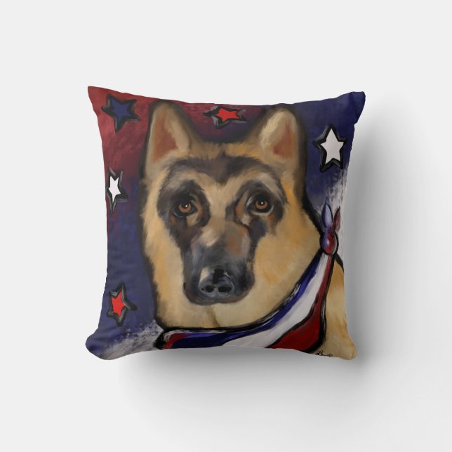 DEUTSCHE SHEPHERD KISSEN (Vorderseite)
