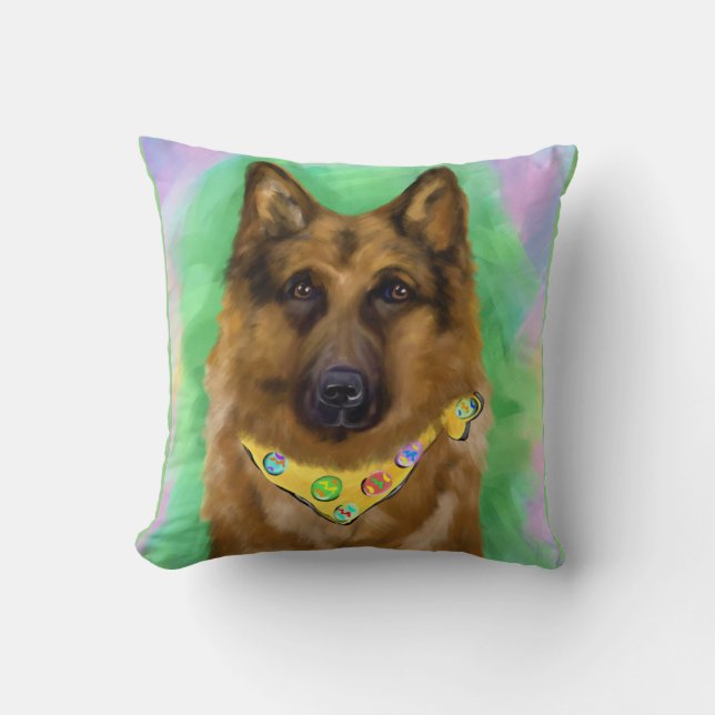 DEUTSCHE SHEPHERD KISSEN (Vorderseite)