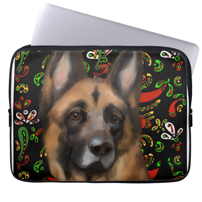 DEUTSCHE SHEPHERD LAPTOPSCHUTZHÜLLE (Vorderseite)