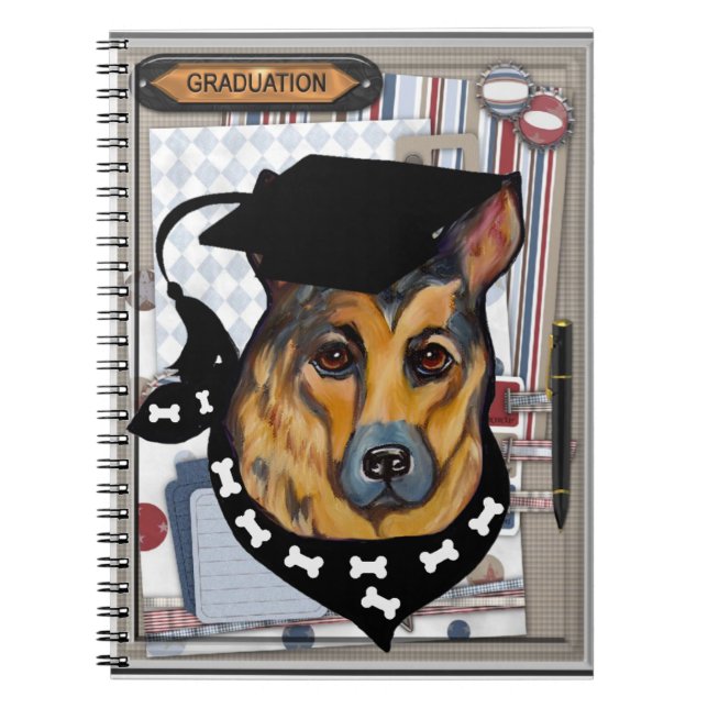 DEUTSCHE SHEPHERD NOTIZBLOCK (Vorderseite)
