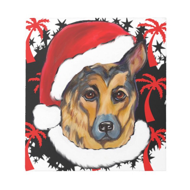 DEUTSCHE SHEPHERD NOTIZBLOCK (Vorderseite)