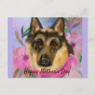 DEUTSCHE SHEPHERD POSTKARTE