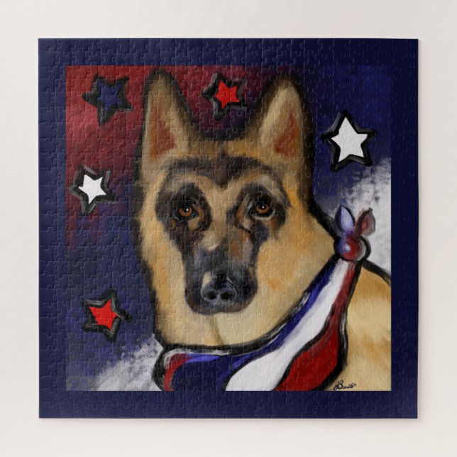 DEUTSCHE SHEPHERD PUZZLE (Vertikal)