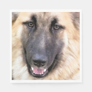 DEUTSCHE SHEPHERD SERVIETTE