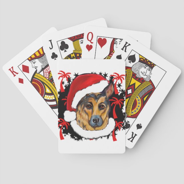 DEUTSCHE SHEPHERD SPIELKARTEN (Rückseite)