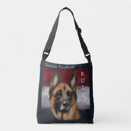DEUTSCHE SHEPHERD TRAGETASCHEN MIT LANGEN TRÄGERN