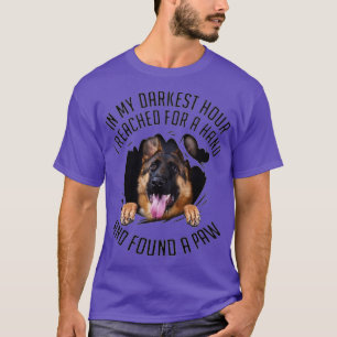 DEUTSCHE SHEPHERHERDE in meiner dunkelsten Stunde T-Shirt