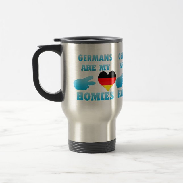Deutsche sind mein Homies Reisebecher (Links)