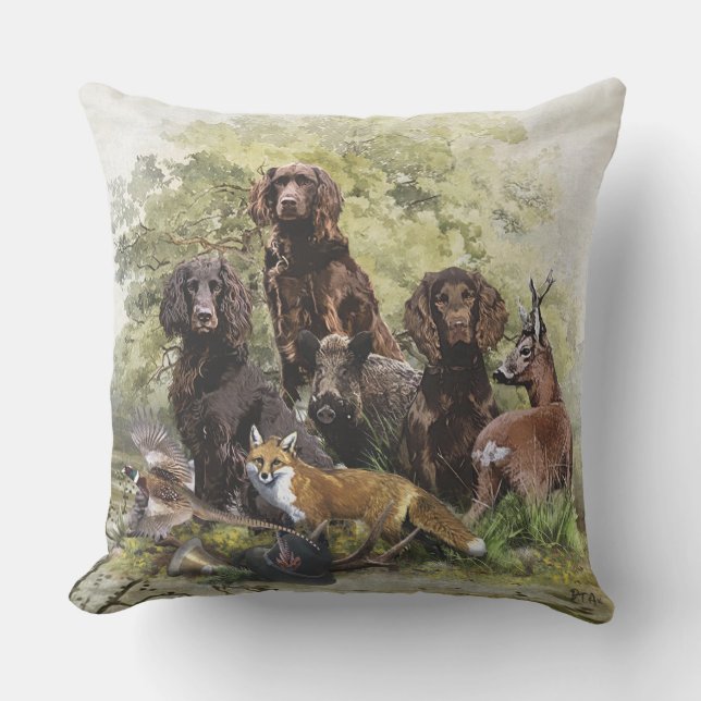 Deutsche Spaniels ( Deutscher Wachtelhund ) Kissen (Vorderseite)
