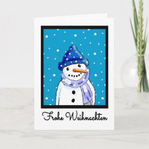 Deutsche Sprachweihnachtskarte - Frohe Weihnachten