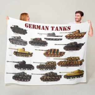 DEUTSCHE TANKS FLEECEDECKE